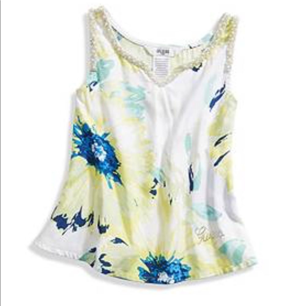 🔥Final Price Drop🔥Embellished floral tank